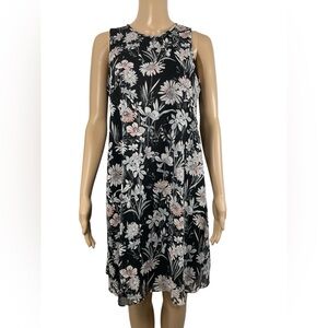 Tommy Hilfiger Floral Printed Trapeze Sleeveless Dress size 6